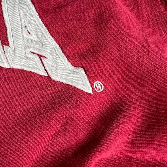 Y2K Steve Barry Indiana Hoosiers Sweatshirt Extra Large Red Distressed Crewneck - Picture 8 of 16